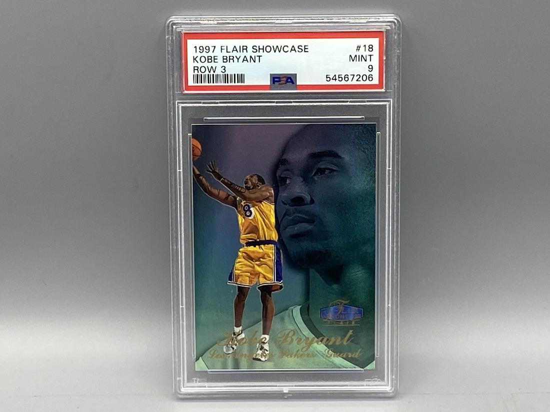 1997 Flair Showcase Row 3 Kobe Bryant #18 PSA Mint 9 (1 of 2)