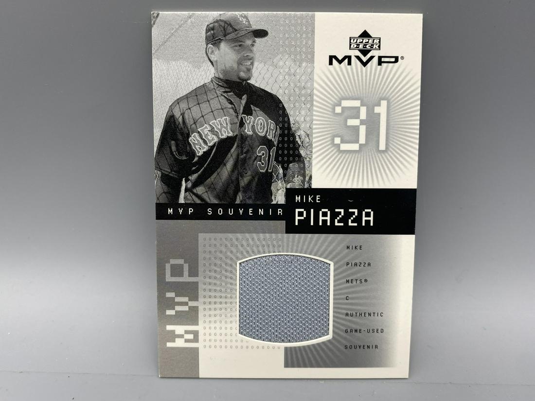 2007 Upper Deck Mike Piazza Game Used Jersey Card #J-MP (1 of 2)