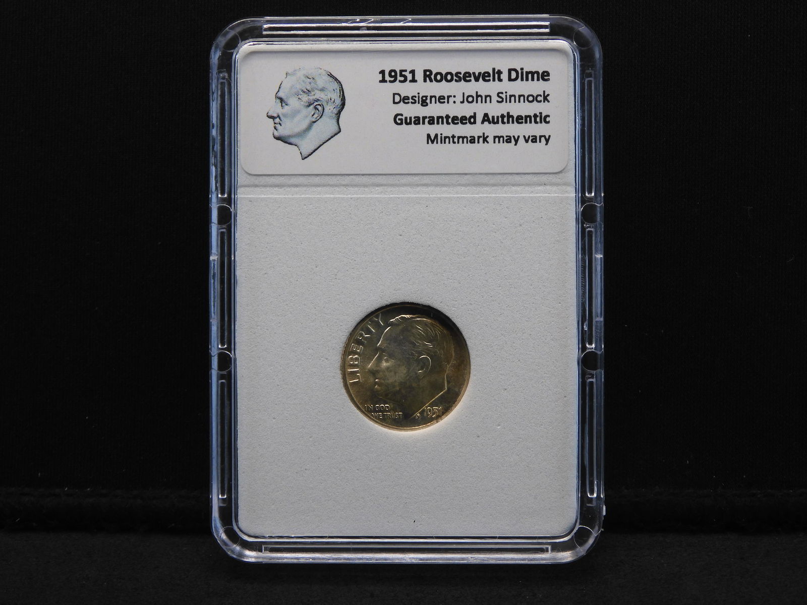 1951 Roosevelt Silver Dime: Designer John Sinnock (1 of 4)