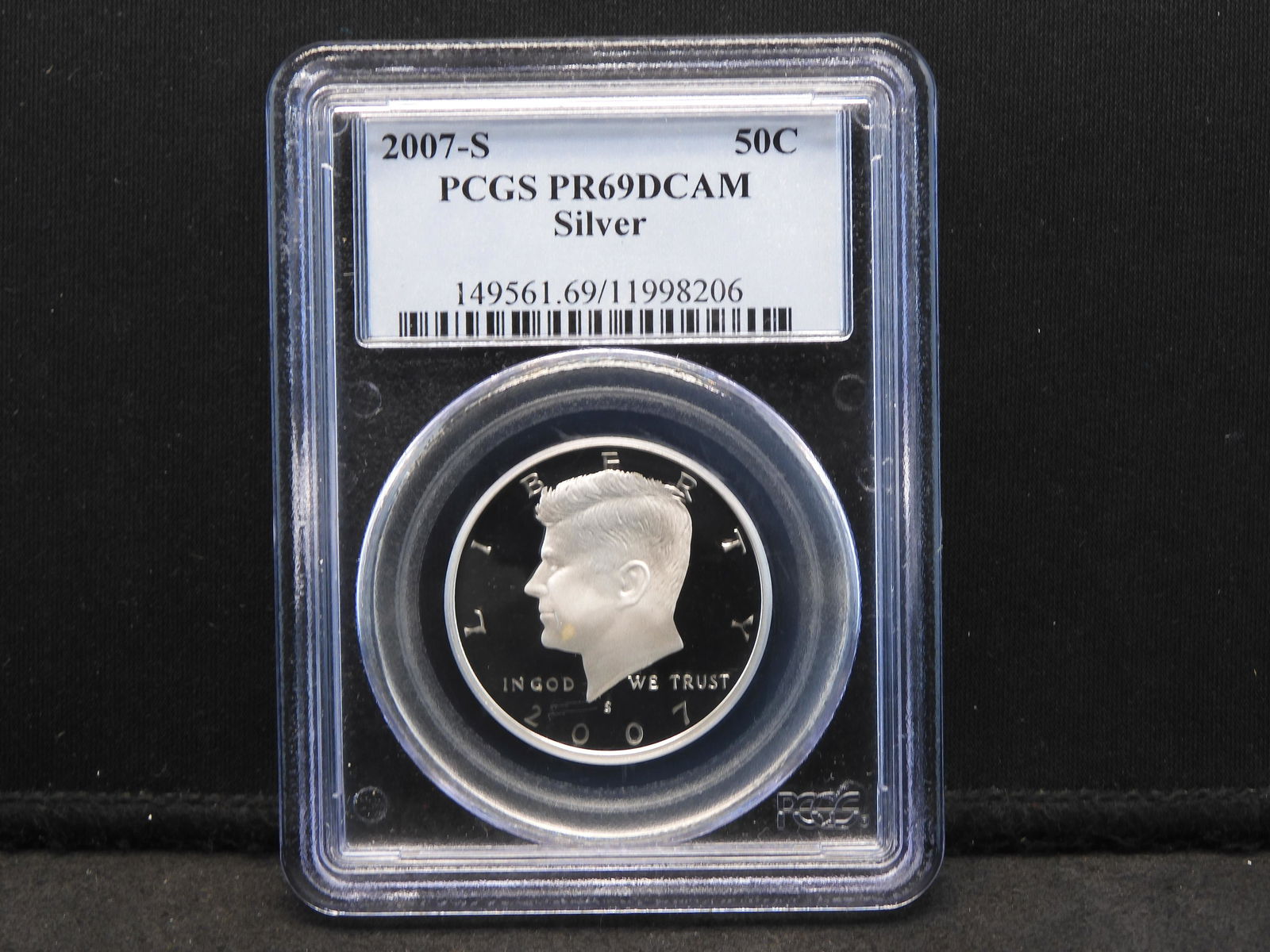 2007-S PCGS PR69 DCAM Kennedy Silver Half Dollar - Bright!! (1 of 4)