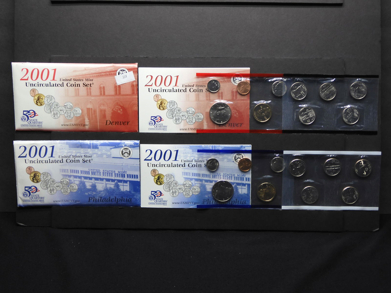 2001 U.S. Uncirculated P & D Mint Set OGP (1 of 11)