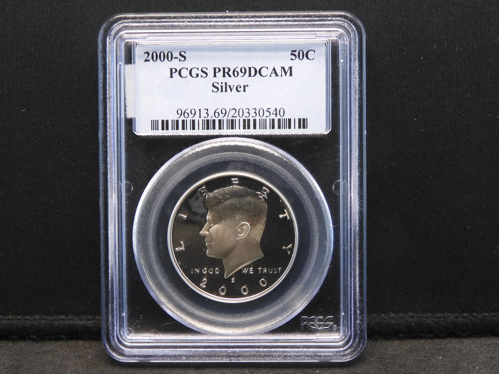 2000-S PCGS PR69 DCAM Kennedy Silver Half Dollar - PROOF!! Near Perfect Grade (1 of 4)
