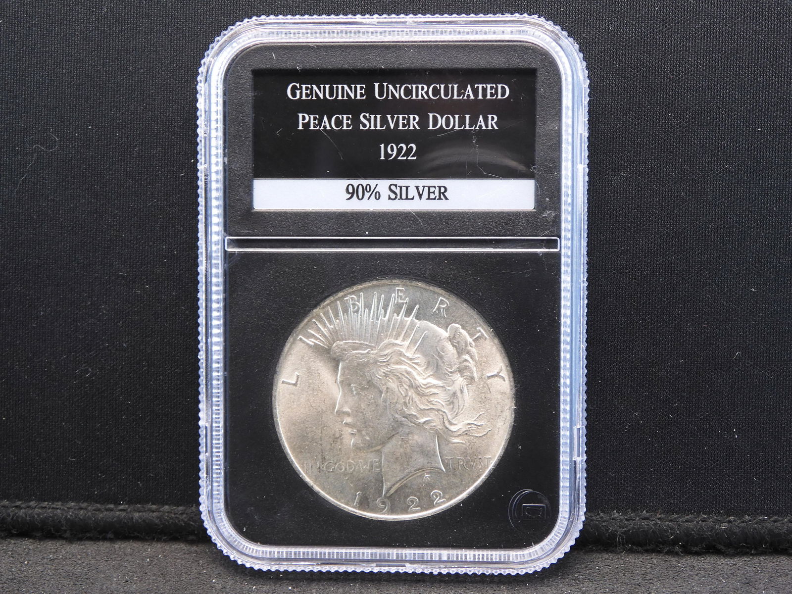 1922 Peace Silver Dollar - Genuine Uncirculated (1 of 4)