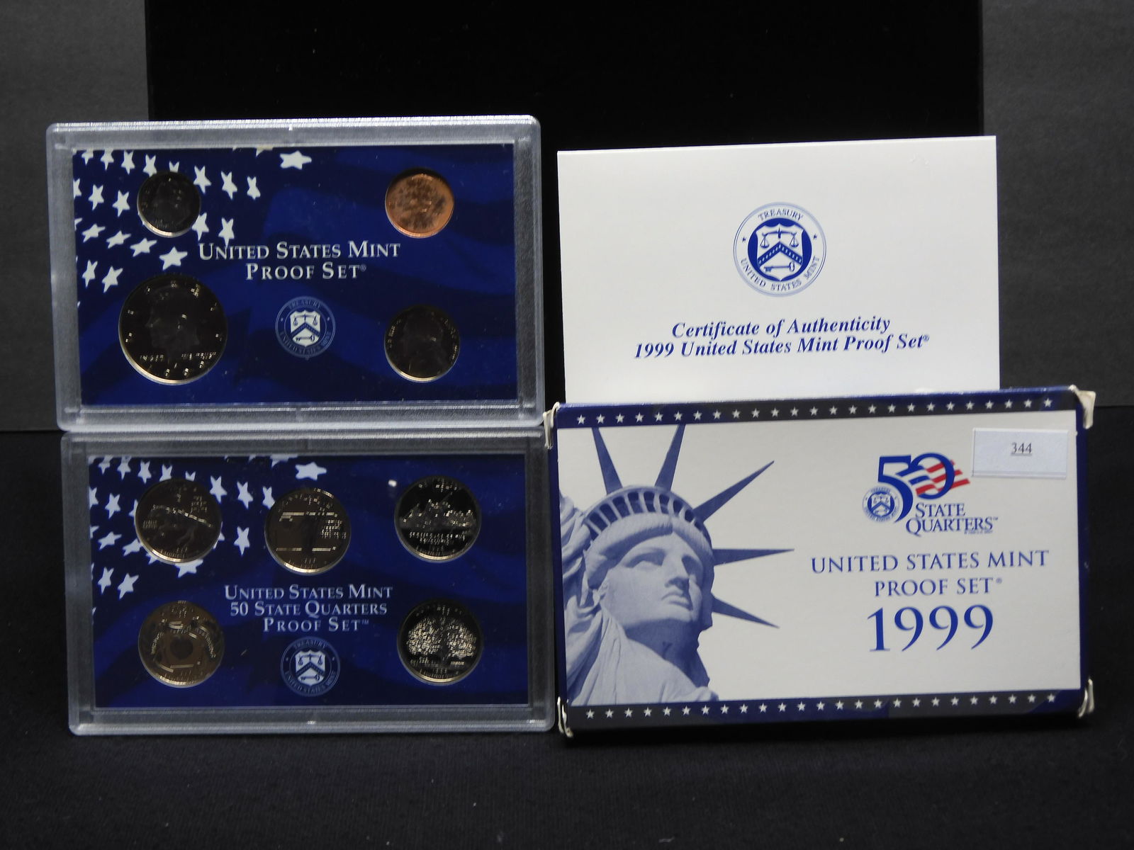 1999-S U.S. Proof Set OGP - First Year of Statehood Quarters! (1 of 7)