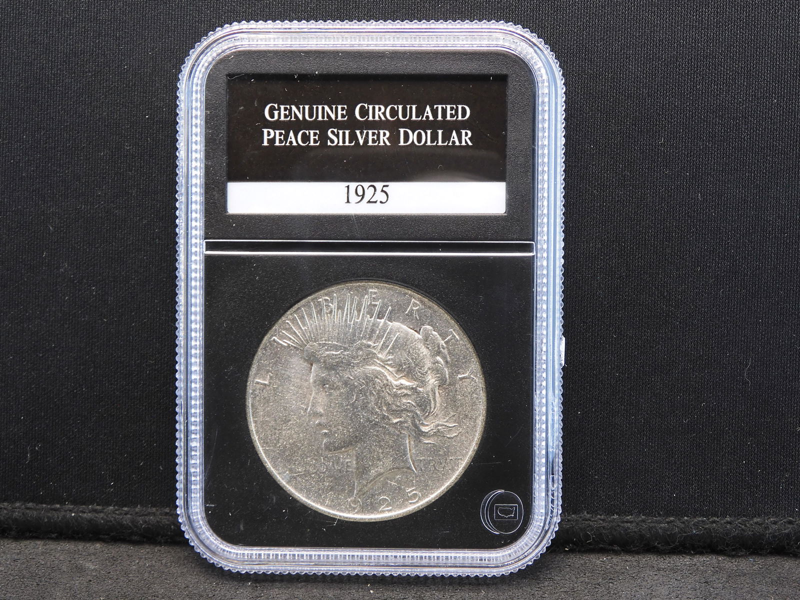 1925 Peace Silver Dollar - Genuine Circulated (1 of 4)