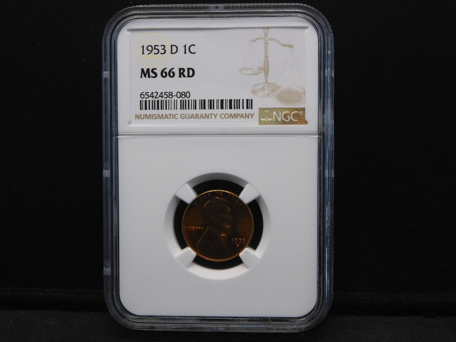 1953-D NGC MS66 RD Lincoln Wheat Cent (1 of 4)