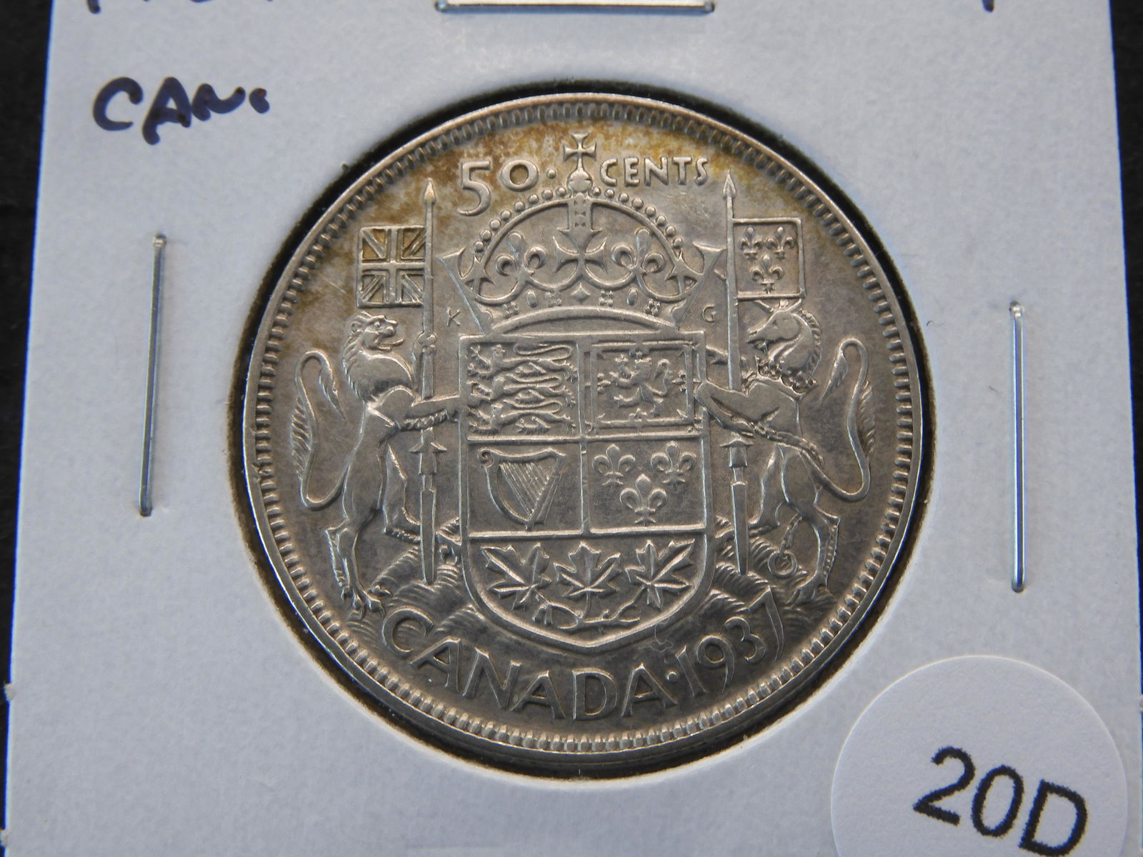 1937 Canada 50c. (1 of 3)