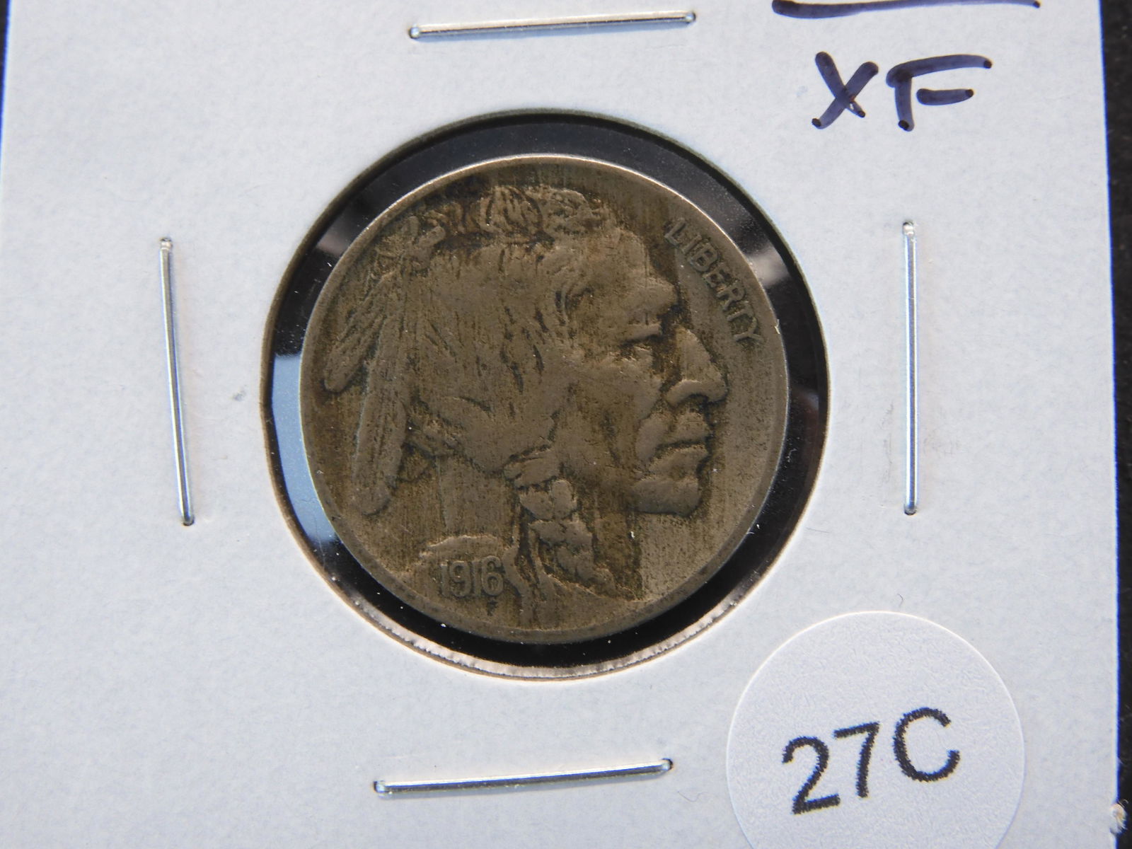 1916 Buffalo 5c.  XF. (1 of 3)