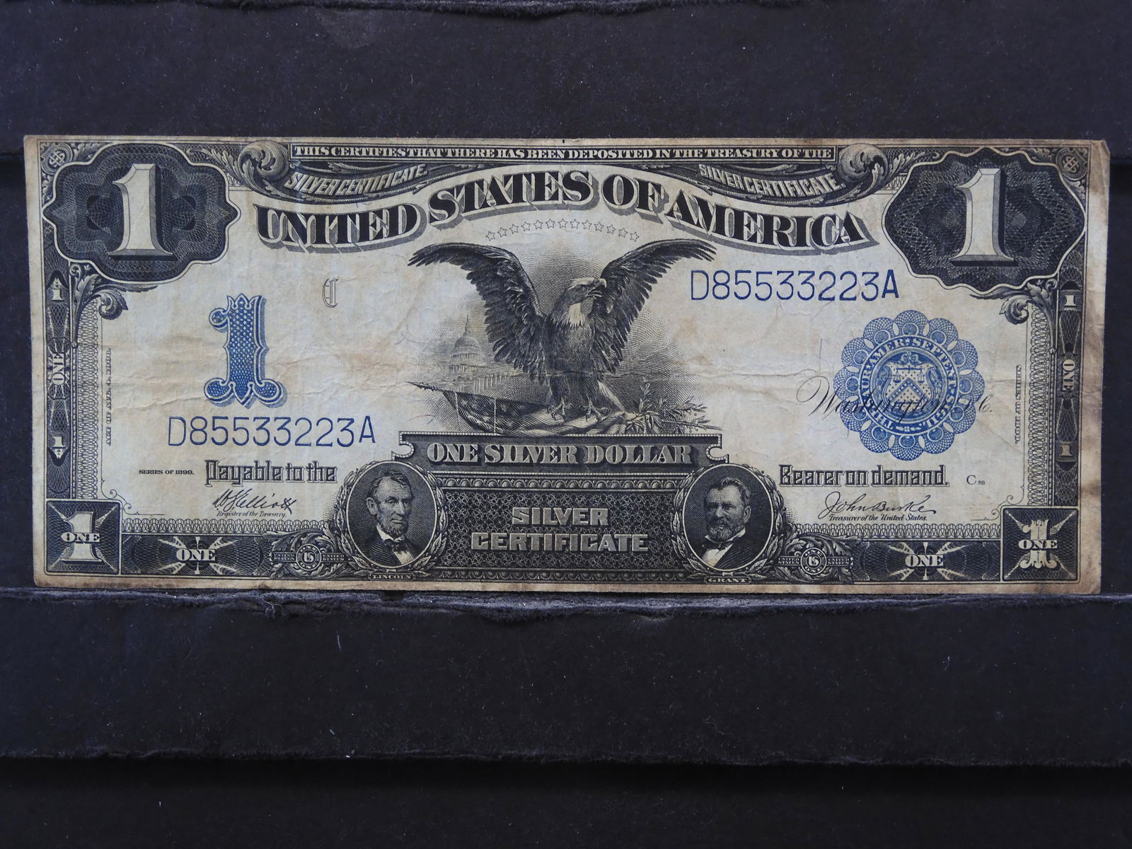 1899 One Dollar Silver Certificate (1 of 3)
