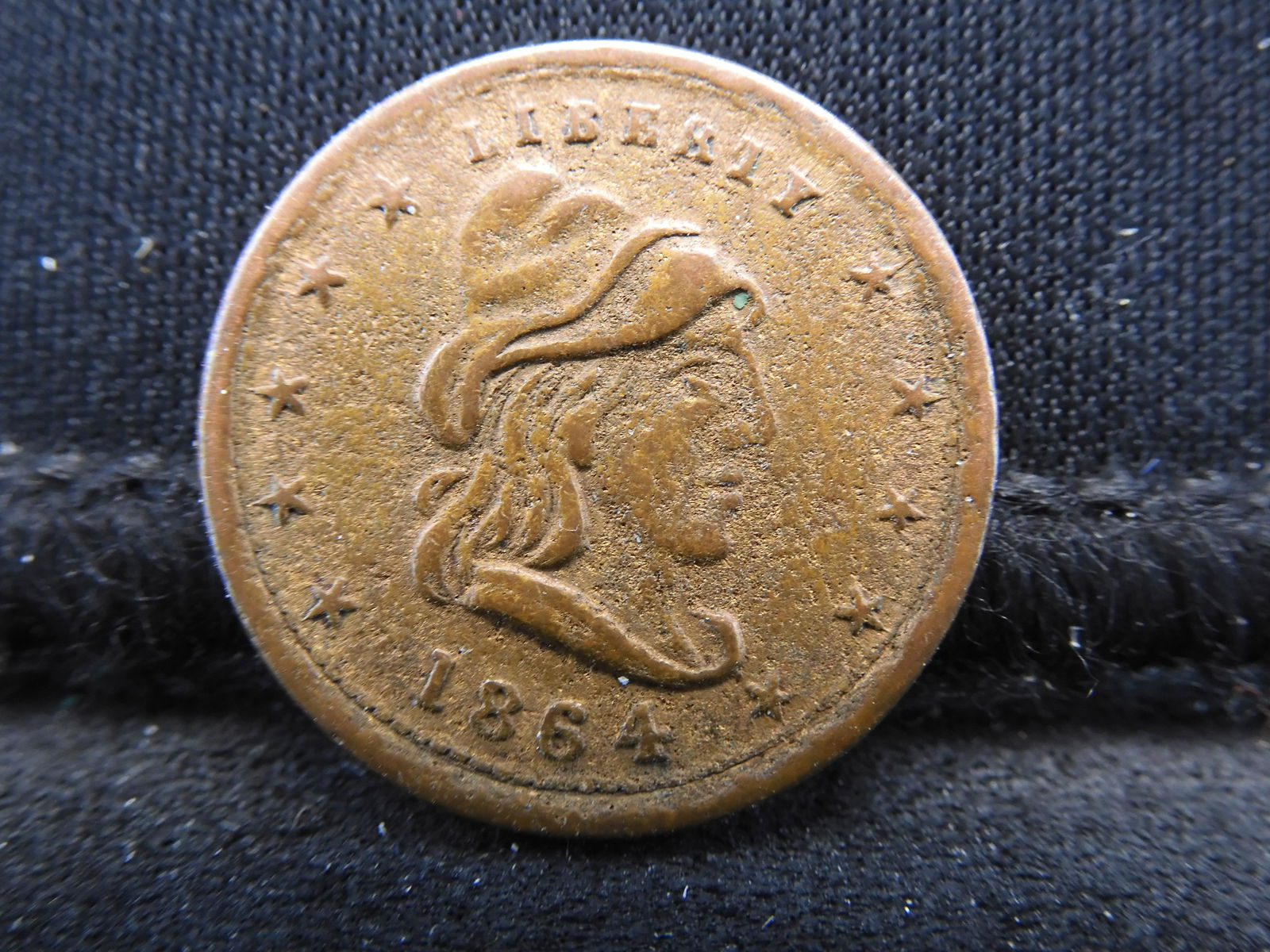 Patriotic Civil War Token:  Nice Shield. (1 of 2)