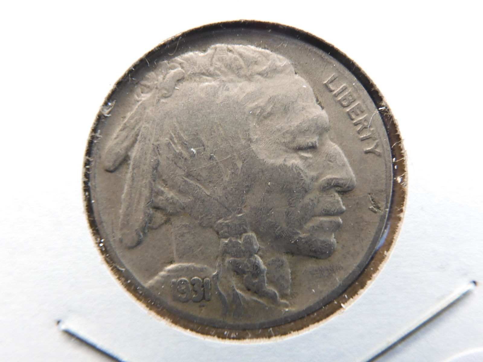 1931-S Buffalo Nickel.  Semi-key depression coin.  Full Horn. (1 of 3)