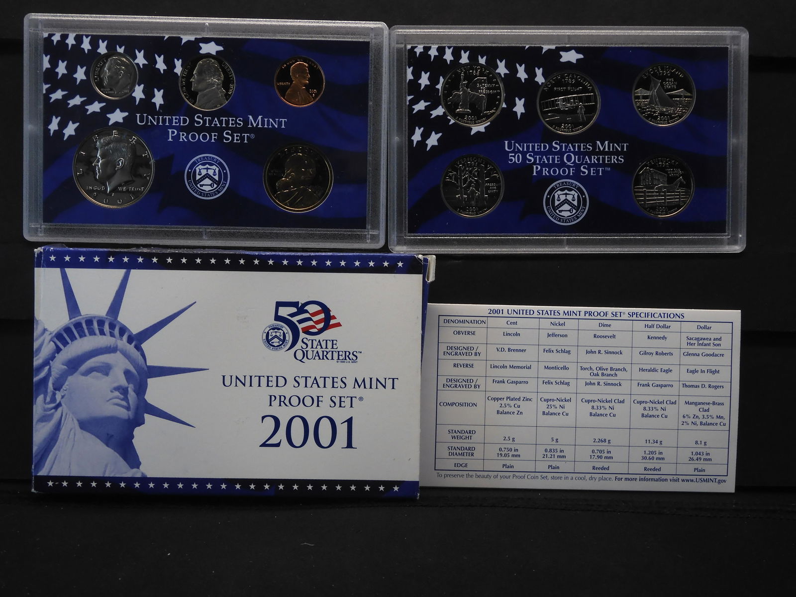 2001 U.S. PROOF SET (1 of 7)