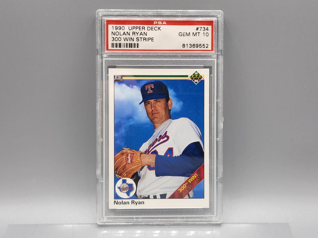 1990 Upper Deck Nolan Ryan #734 PSA 10 HOF (1 of 2)