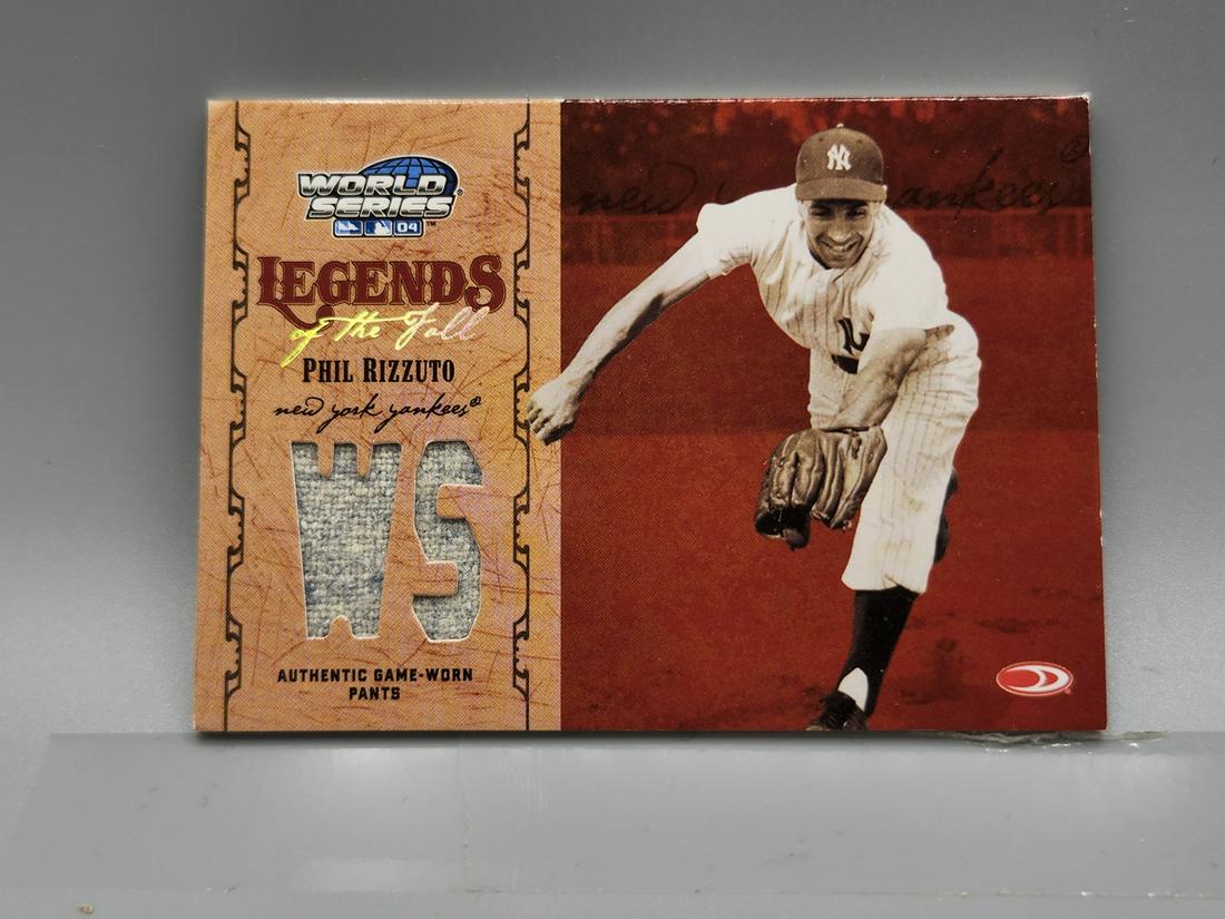 2004 Donruss Playoff Phil Rizzuto Legends of Fall Relic / Pants - 01/50 Rare (1 of 2)