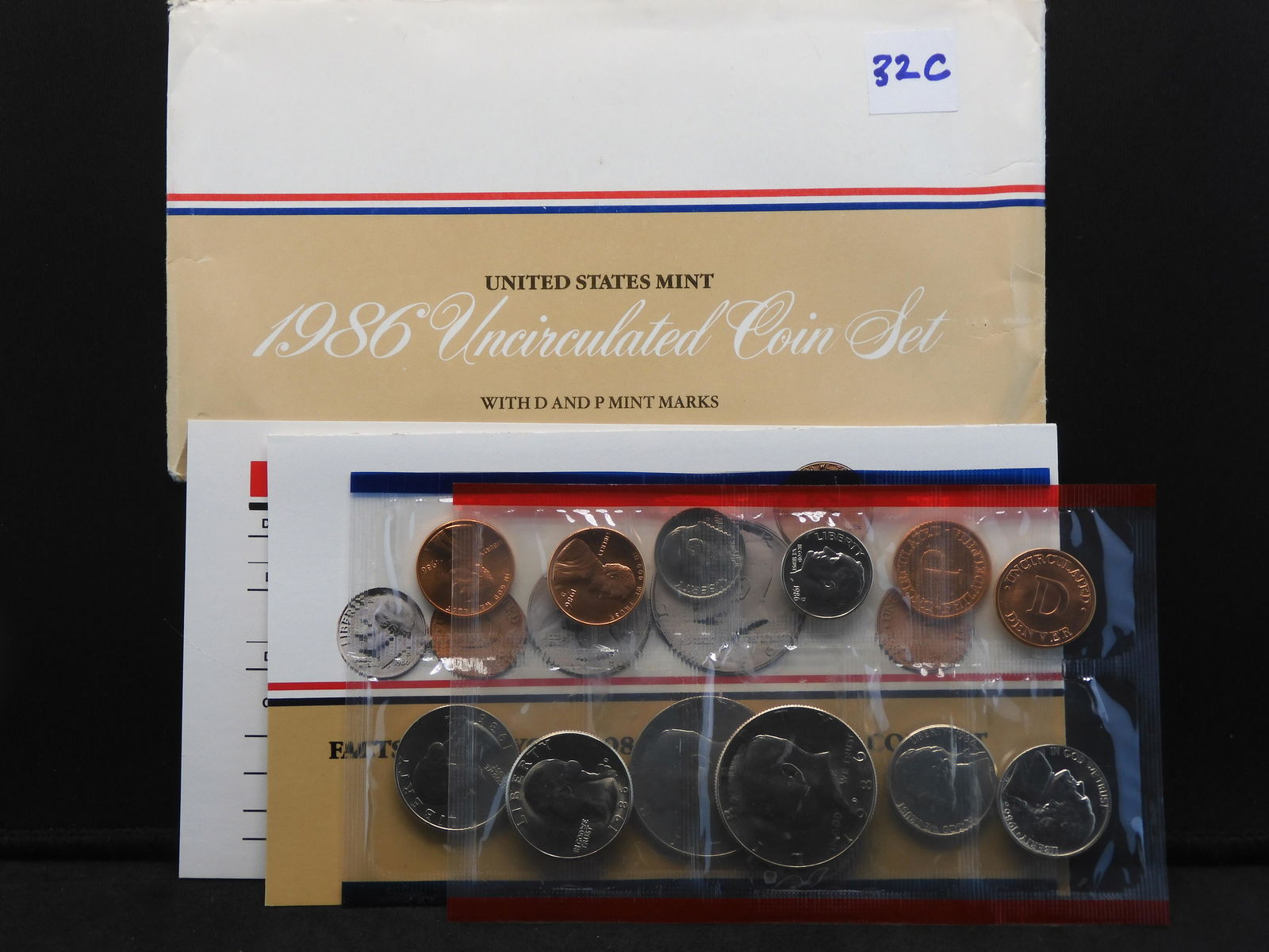 1986 P&D US Unc. Coin Set (1 of 6)