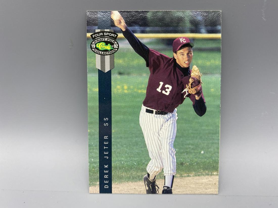 1992 Classic Draft Pick Derek Jeter Prospect Card #231 (1 of 2)