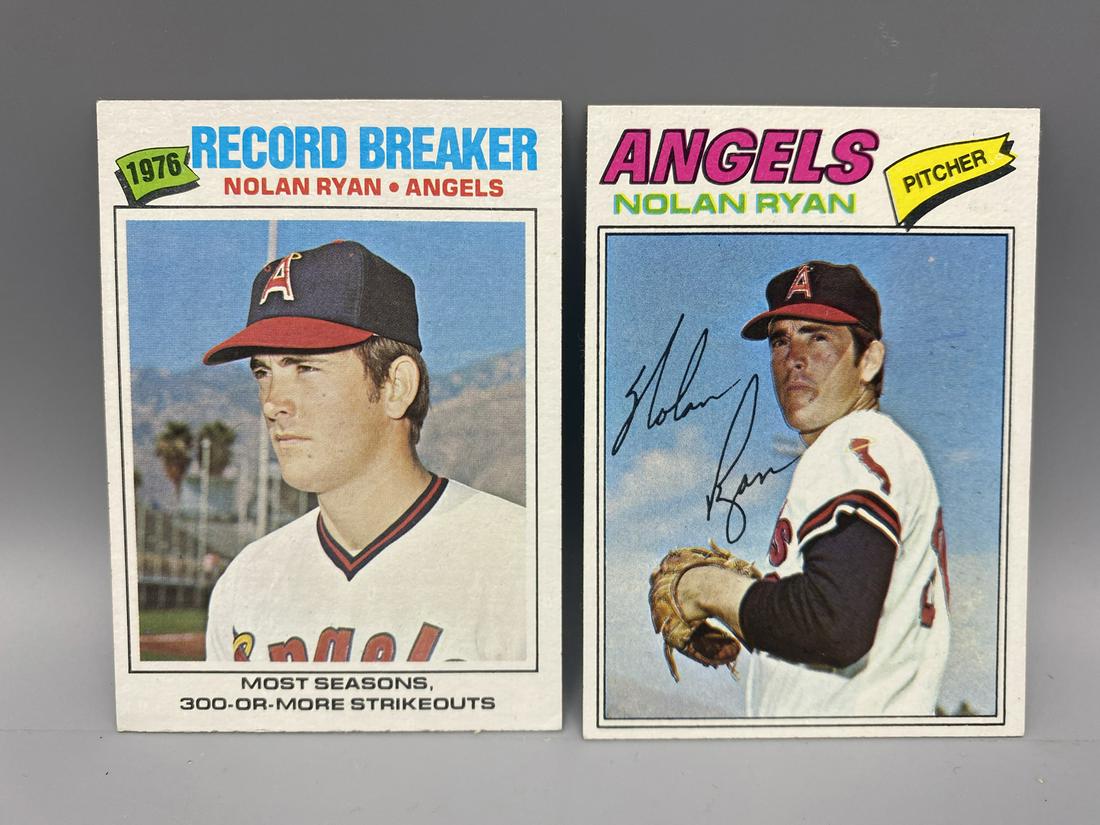 1977 Topps Nolan Ryan #650 & Nolan Ryan Record Breaker #234 (1 of 2)