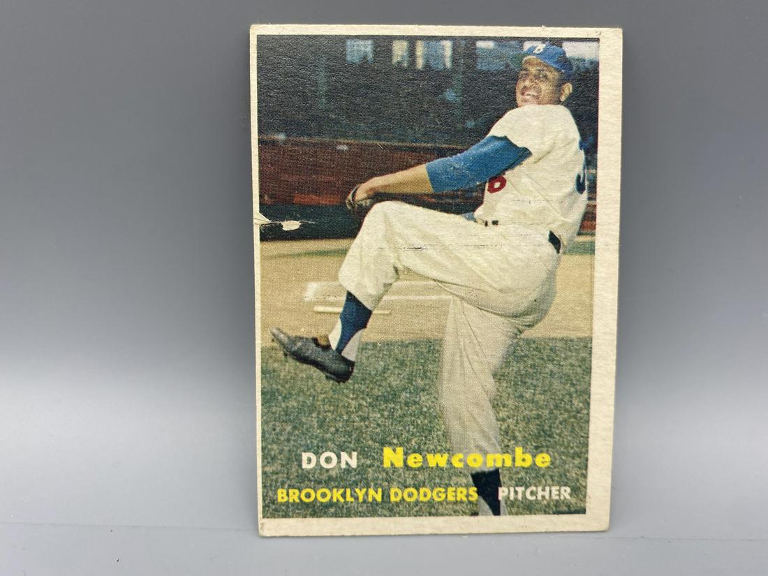 1957 Topps Don Newcombe #130: 1957 Topps Don Newcombe #130