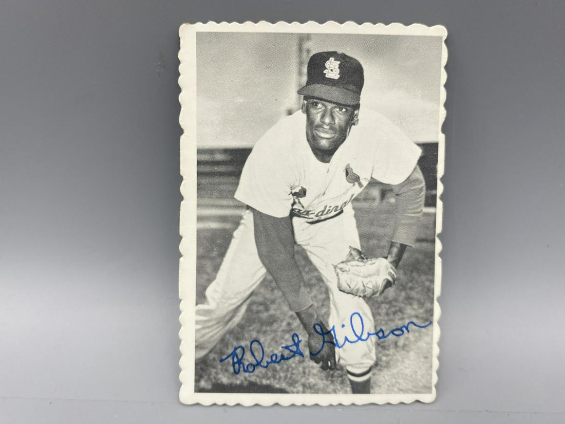 1969 Topps Deckle Edge Bob Gibson #29: 1969 Topps Deckle Edge Bob Gibson #29