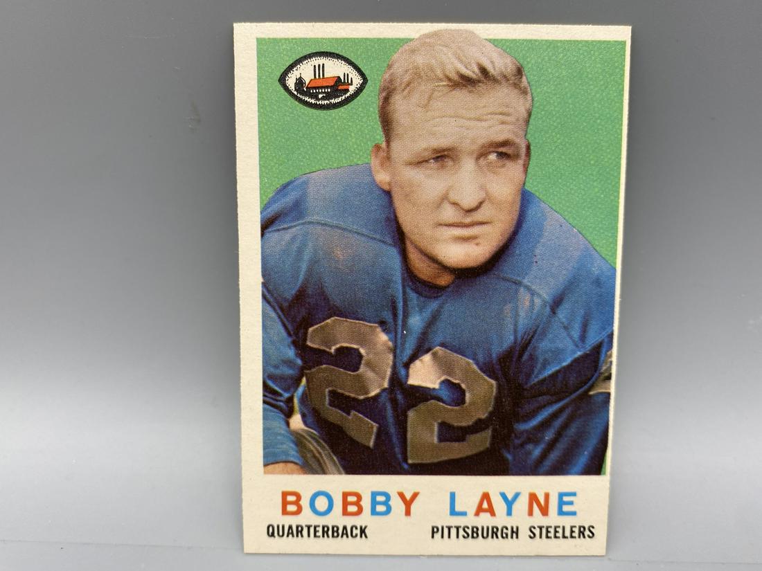 1959 TOPPS #40 BOBBY LAYNE - STEELERS / HOF (1 of 2)