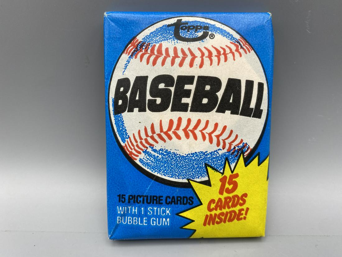 1980 Topps Baseball Sealed Wax Pack - Possible Rickey Henderson RC (1 of 2)