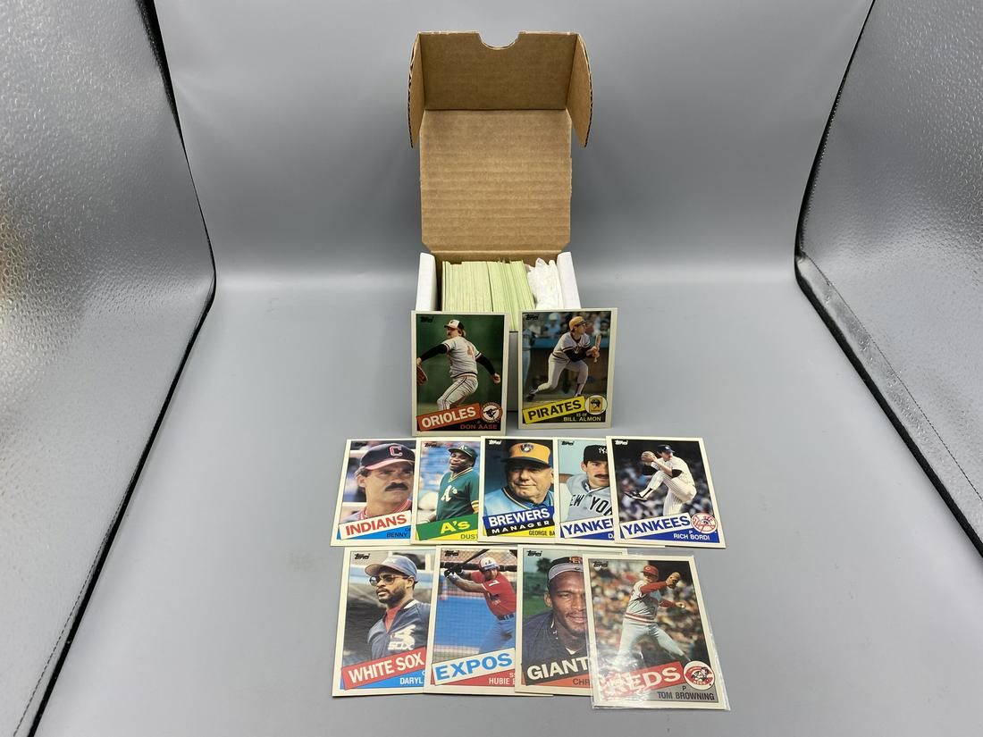 1985 Topps Traded Baseball Complete Set - Ozzie Guillen, Vince Coleman Rookies (1 of 2)