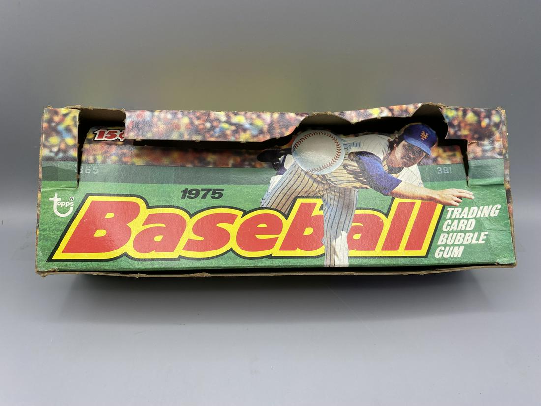 1975 Topps Baseball Empty Box - With Date Variation (1 of 4)