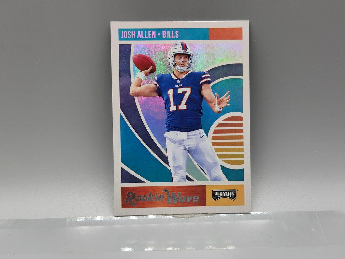 2018 Panini Playoff Josh Allen #4 Rookie Wave Insert (1 of 2)