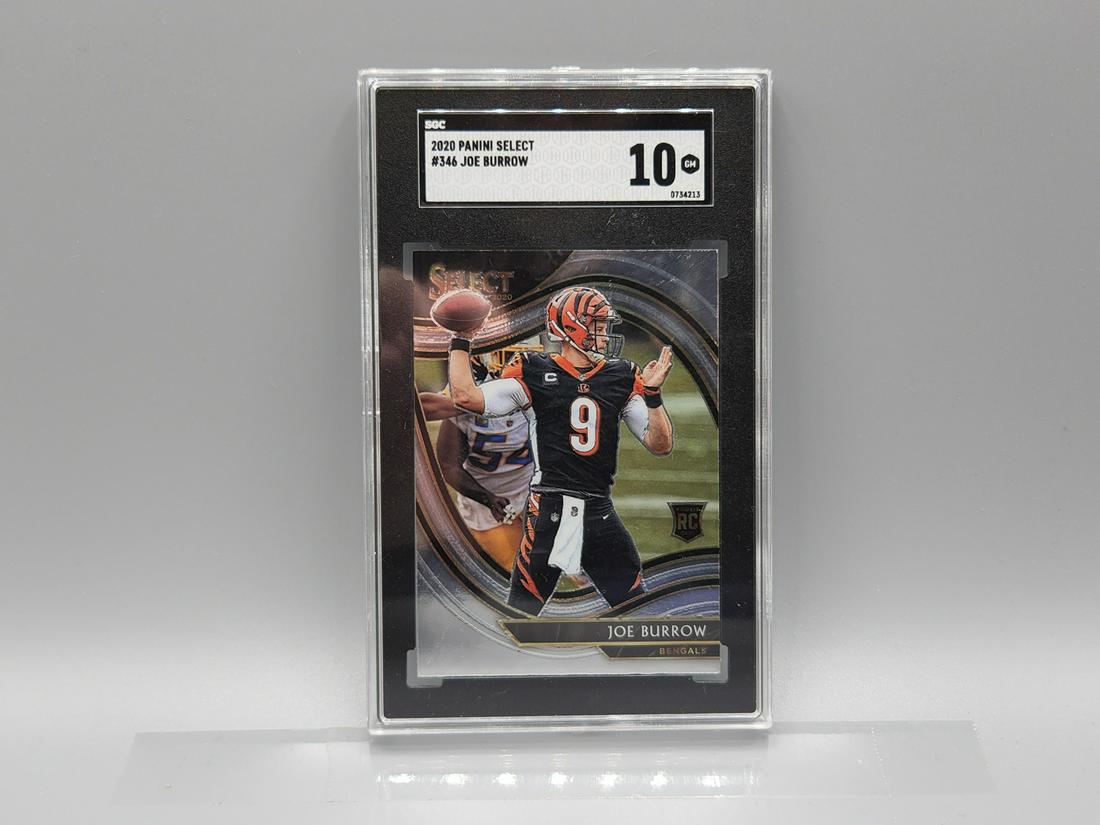 2020 Panini select Joe Burrow #346 Rookie SGC 10 Gem Mint (1 of 2)