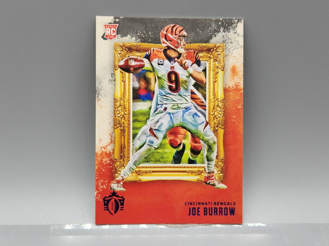 2020 Panini Chronicles Gridiron Kings Joe Burrow GK-1 Rookie Insert Parallel #19/49 Rare (1 of 2)
