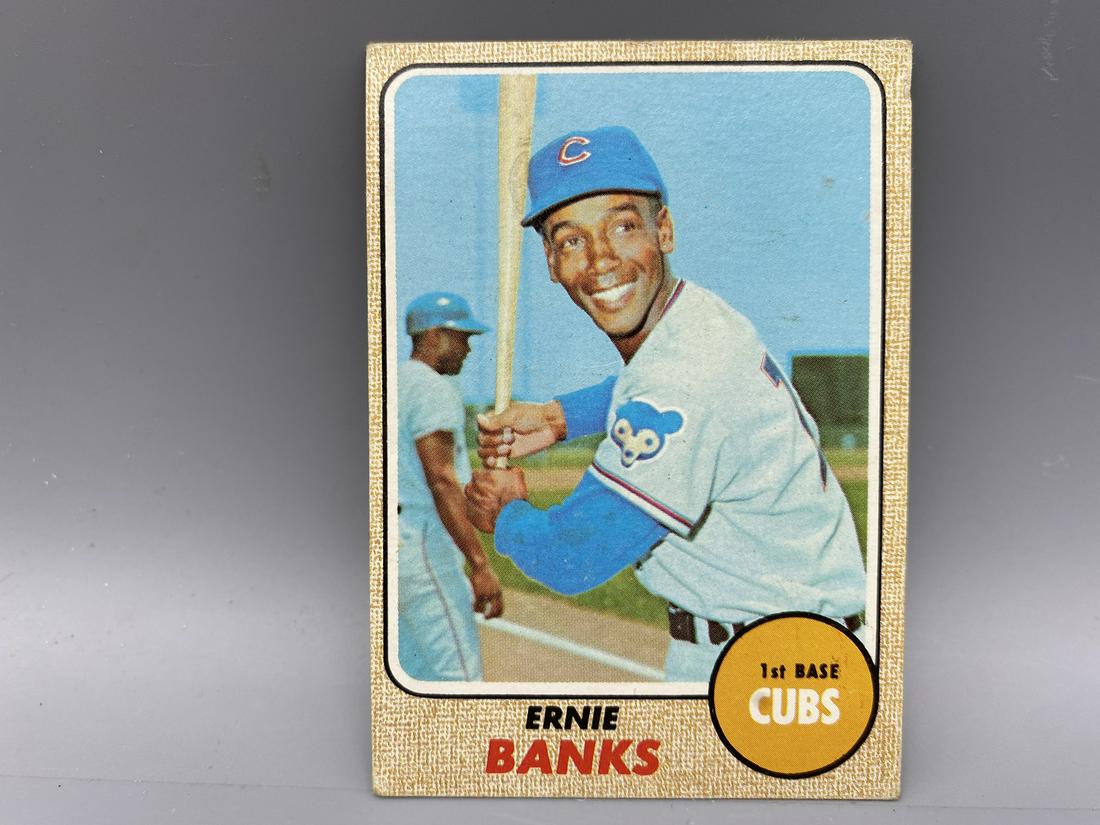 1968 Topps Ernie Banks #355: 1968 Topps Ernie Banks #355