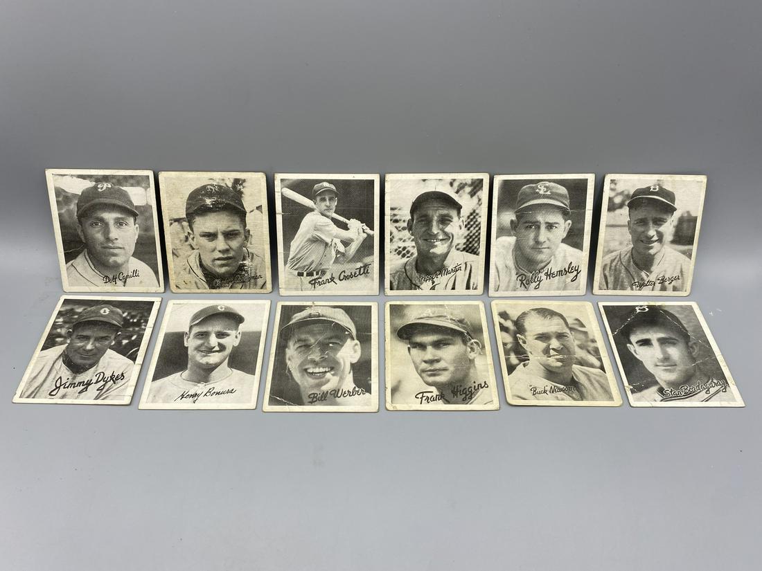 1936 Goudey Lot of 12 Assorted Cards - Varying Conditions (1 of 6)