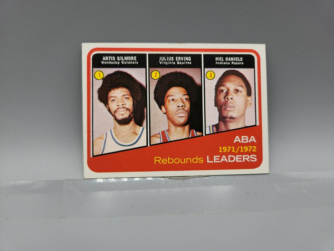 1972 Topps Erving/Gilmore - Erving's Rookie Year (1 of 2)