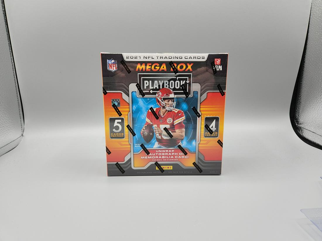 2021 Panini Playbook Football Mega Box - 1 Auto or Mem. Per Box (1 of 2)
