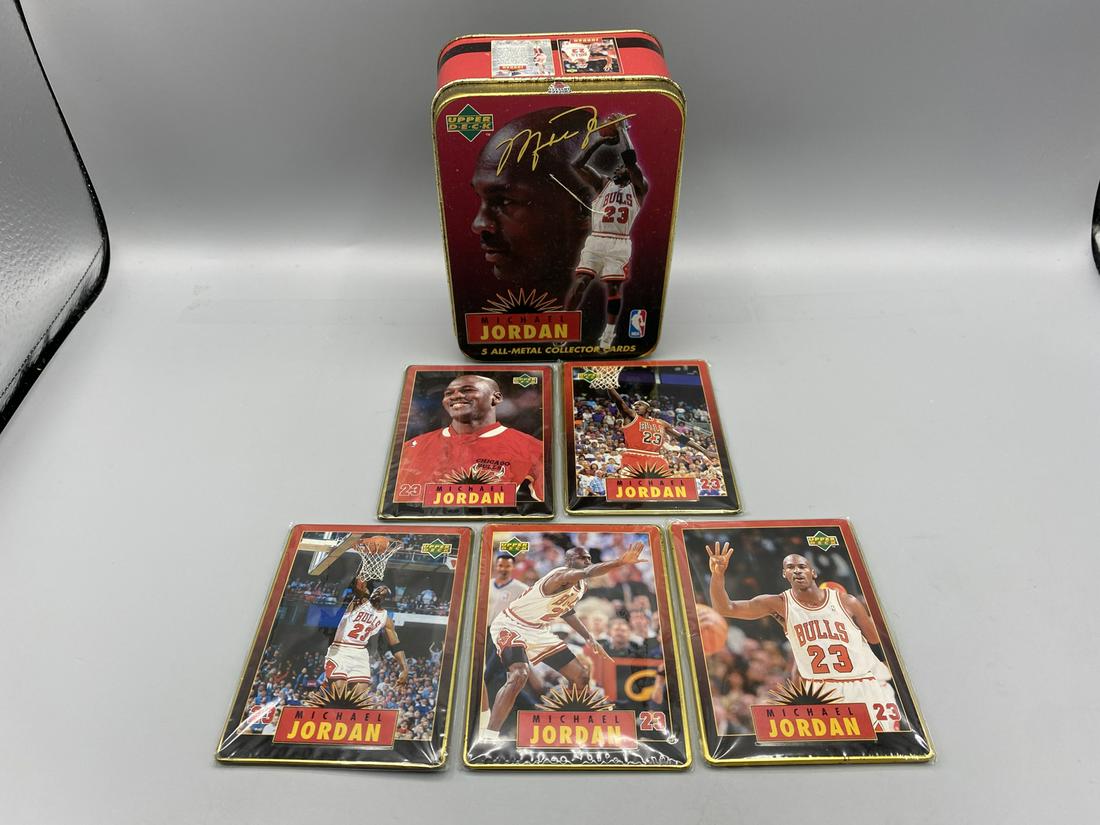 1996 Upper Deck Michael Jordan All Metal Collector Card Set (1 of 5)