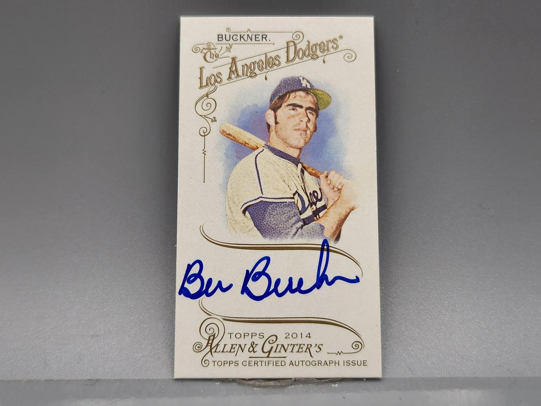 2014 Allen and Ginter Bill Buckner Authentic Signature (1 of 2)