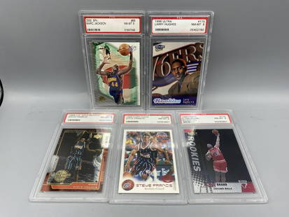 Lot of (5) Assorted BGS Graded RC Cards W/ Some Stars - Jackson, Francis, Brand: Lot of (5) Assorted BGS Graded RC Cards W/ Some Stars - Jackson, Francis, Brand