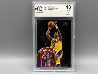 1996-97 Fleer #203 Kobe Bryant RC BCCG Mint 10