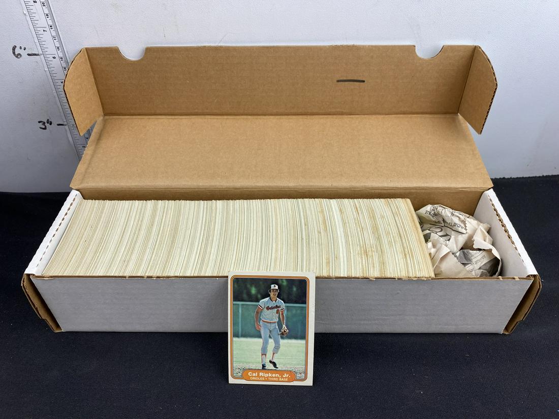 1982 Fleer Baseball Set - Cal Ripken Jr. RC (1 of 7)