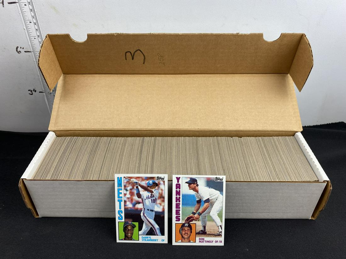 1984 Topps Baseball Complete Set - Darryl Strawberry & Don Mattingly RC's (1 of 7)