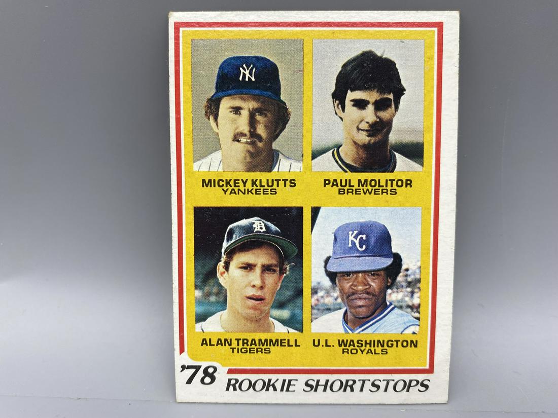 1978 Topps Paul Molitor & Alan Trammell RC #707 (1 of 2)
