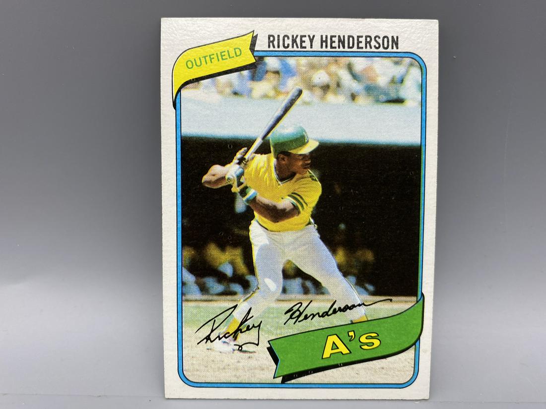 1980 Topps Rickey Henderson RC #482 (1 of 2)