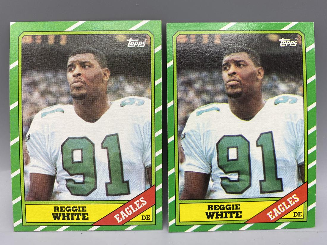 Lot of (2) 1986 Topps Reggie White RC's #275 (1 of 2)