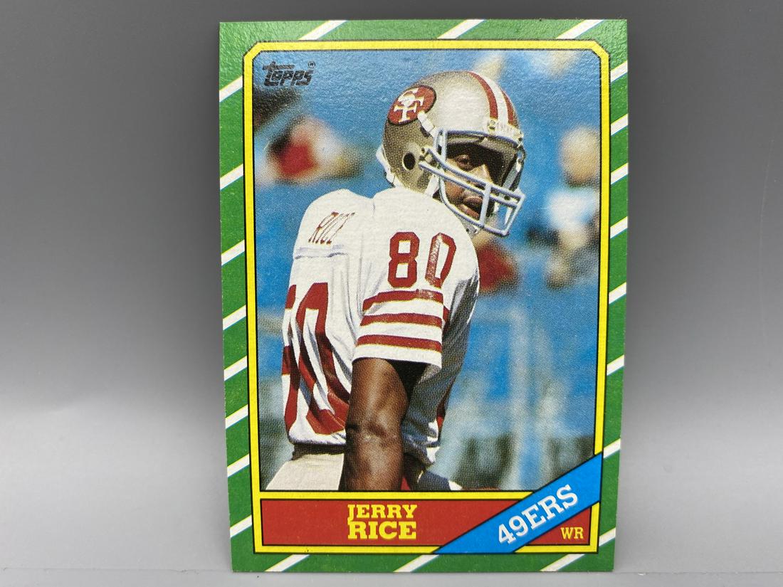 1986 Topps Jerry Rice RC #161 (1 of 2)