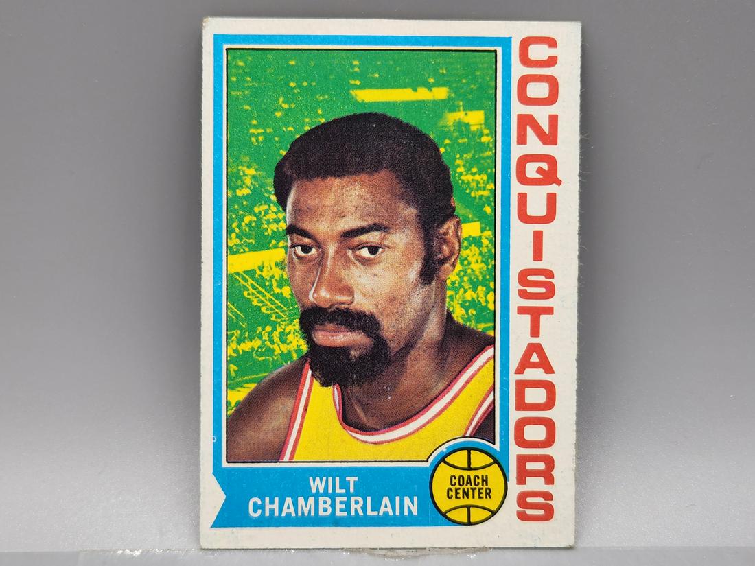 1974 Topps Wilt Chamberlain #250 HOF: 1974 Topps Wilt Chamberlain #250 HOF