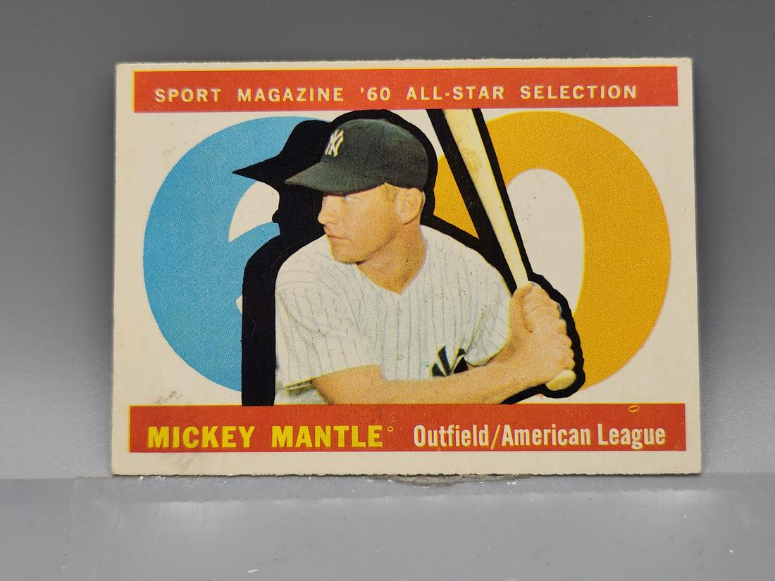 1960 Topps Mickey Mantle #563 HOF (1 of 2)