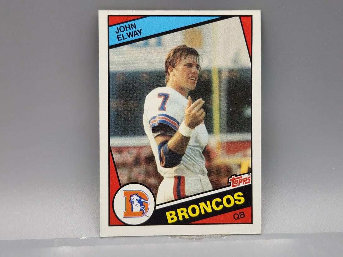 1984 Topps John Elway #63 Rookie HOF (1 of 2)