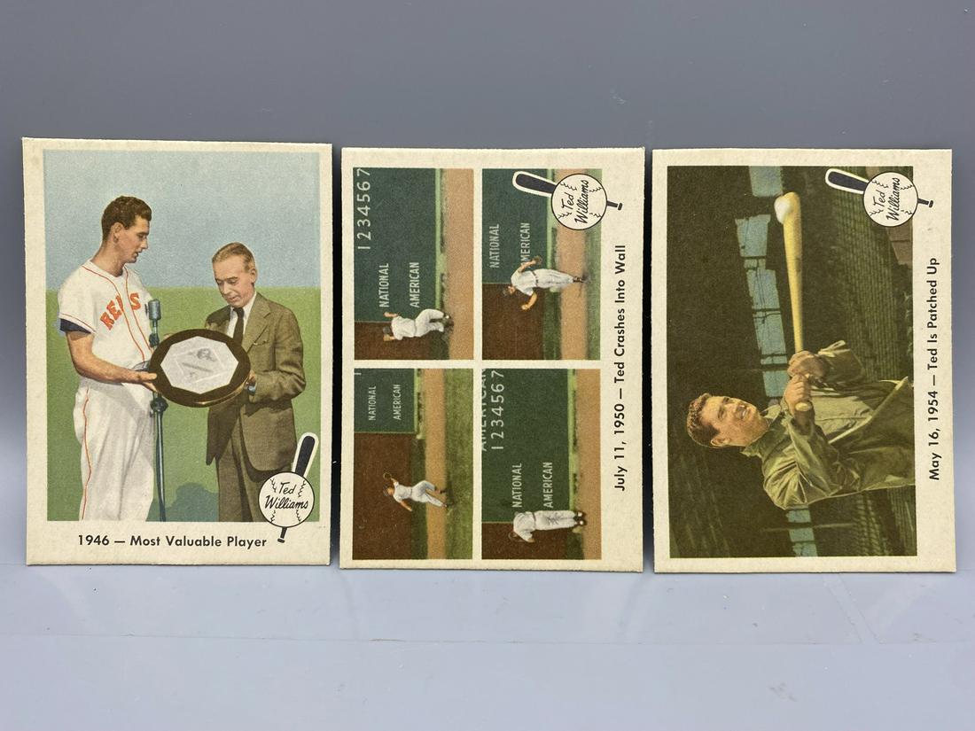 Lot of (3) 1959 Fleer Ted Williams #32,#40, & #51 - Varying Conditions (1 of 2)