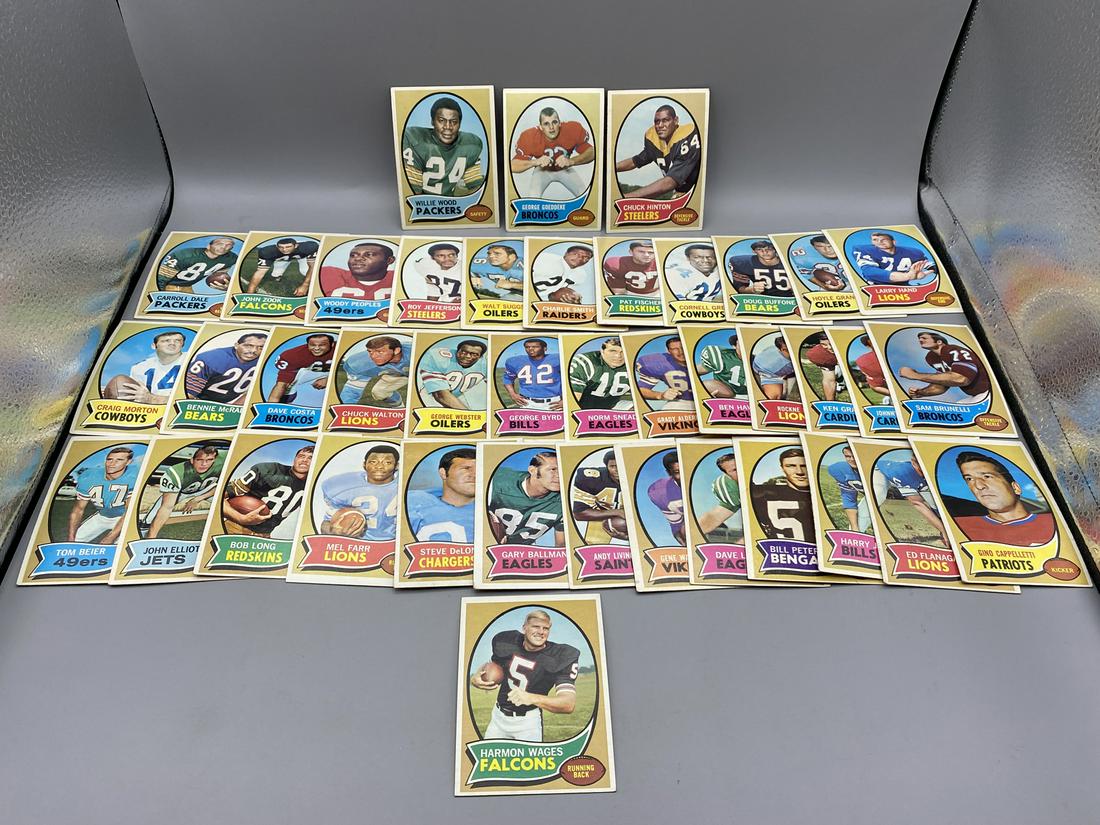 Lot of (41) 1970 Topps Football Assorted Cards - Varying Conditions (1 of 5)