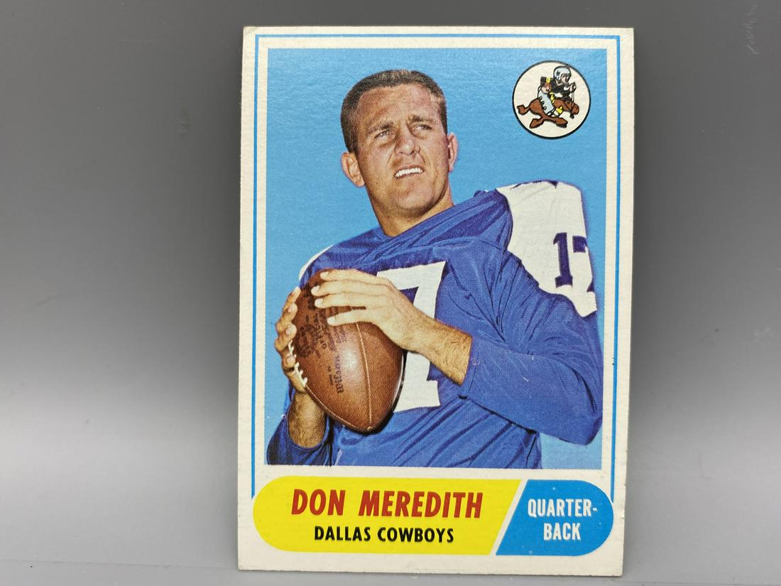 1968 Topps #25 Don Meredith: 1968 Topps #25 Don Meredith